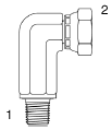 Tompkins / 1501-LL Pipe Swivel Elbow Long 90 Degree