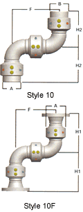 OPW Style 10° Swivel Joints