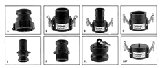 Banjo / 1 inch Poly Quick Disconnect Couplings