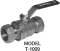 Compression End Ball Valve / Model T-1009