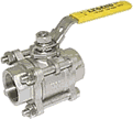 3 Piece Stainless Steel Ball Valve / Model T-717