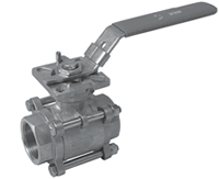 3 Piece Industrial Stainless Steel Ball Valve