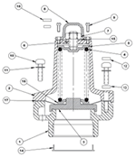 Dixon Bayco / 2 inch and 3 inch Adjustable Air Relief Valves