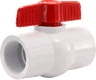 White PVC Compact Ball Valves T/S-600