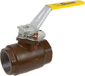 Series OP50CC6DV Carbon Steel Ball Valve, 2-Piece