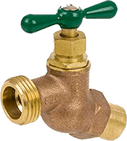 Series 169IG Brass No Kink Hose Bibb, Sweat Inlet