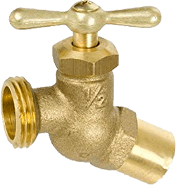 Series 163 Brass No Kink Hose Bibb, Sweat Inlet